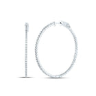 Diamond Fine Jewellery Hoop Earrings with Fine Detail - Splendid Jewellery