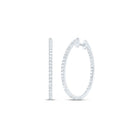 14K White Gold Gift - Ready Diamond Earrings Gift Edition - Splendid Jewellery