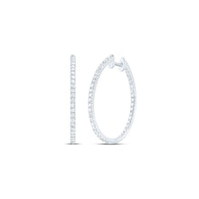 Load image into Gallery viewer, 14K White Gold Gift - Ready Diamond Earrings Gift Edition - Splendid Jewellery