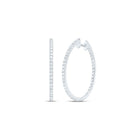14K White Gold Gift - Ready Diamond Earrings Gift Edition - Splendid Jewellery
