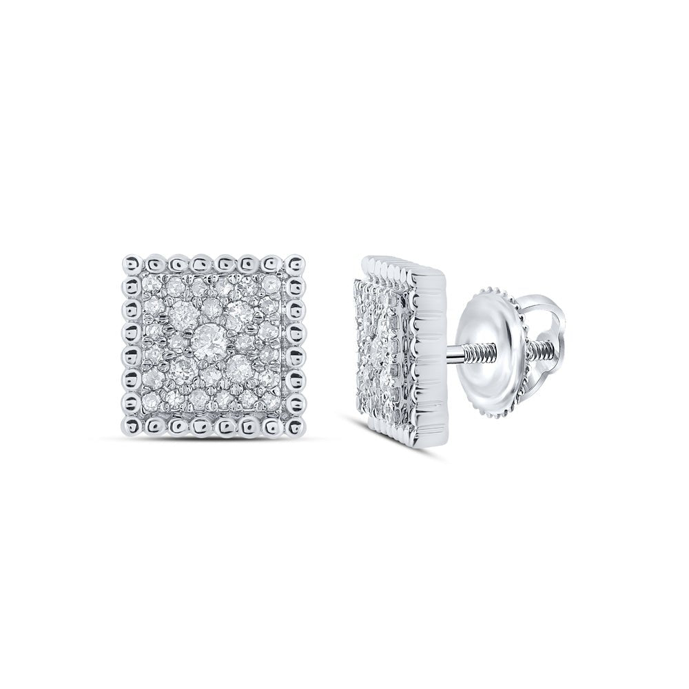 Diamond Earrings in 10K White Gold Gift Edition - Splendid Jewellery