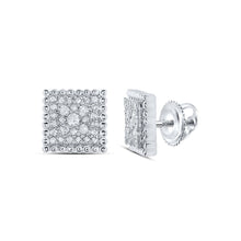 Load image into Gallery viewer, Diamond Earrings in 10K White Gold Gift Edition - Splendid Jewellery