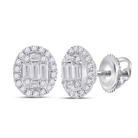 Baguette Diamond Earrings 3/8 Cttw Gift Edition - Splendid Jewellery
