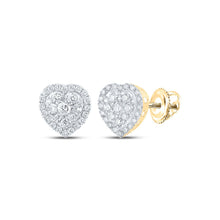 Load image into Gallery viewer, 14K Yellow Gold Diamond Earrings for Everyday Wear Gift Edition - Splendid Jewellery