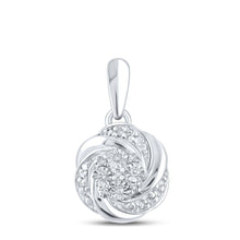Load image into Gallery viewer, Sterling Silver Round Diamond P2 Gift Pendant 1/20 Cttw - Splendid Jewellery