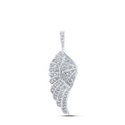 Sterling Silver Round Diamond Gift Pendant 1/8 Cttw - Splendid Jewellery