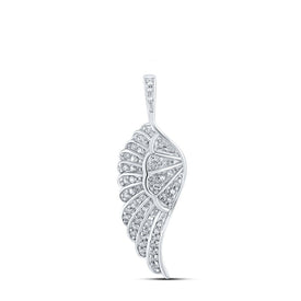 Sterling Silver Round Diamond Gift Pendant 1/8 Cttw - Splendid Jewellery