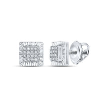 Load image into Gallery viewer, Sterling Silver Gift - Ready Diamond Earrings with Natural Sparkle - Splendid Jewellery