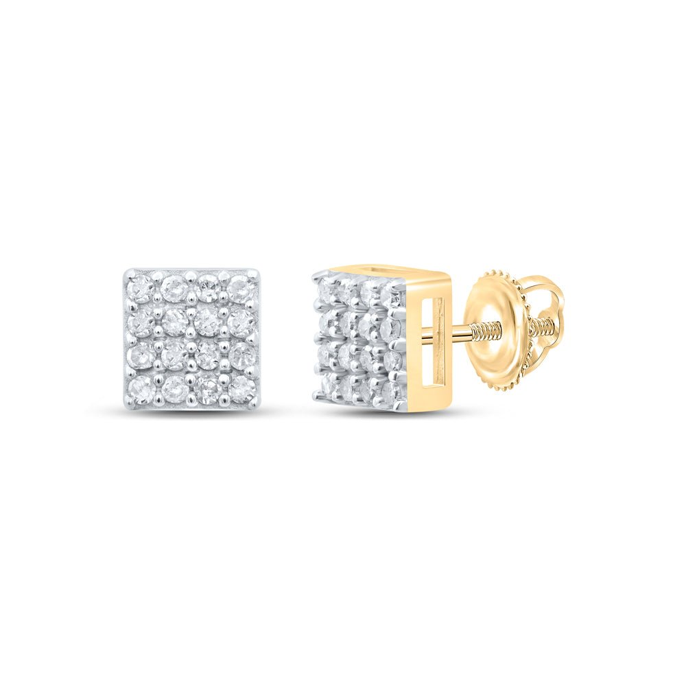Round Diamond Earrings 1/6 Cttw Gift Edition - Splendid Jewellery