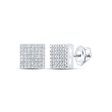 Load image into Gallery viewer, Sterling Silver Gift - Ready Diamond Earrings for Everyday Wear - Splendid Jewellery