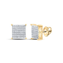 Load image into Gallery viewer, Gold Diamond Earrings 1/2 Cttw - Splendid Jewellery