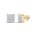 Gold Diamond Earrings 1/2 Cttw - Splendid Jewellery