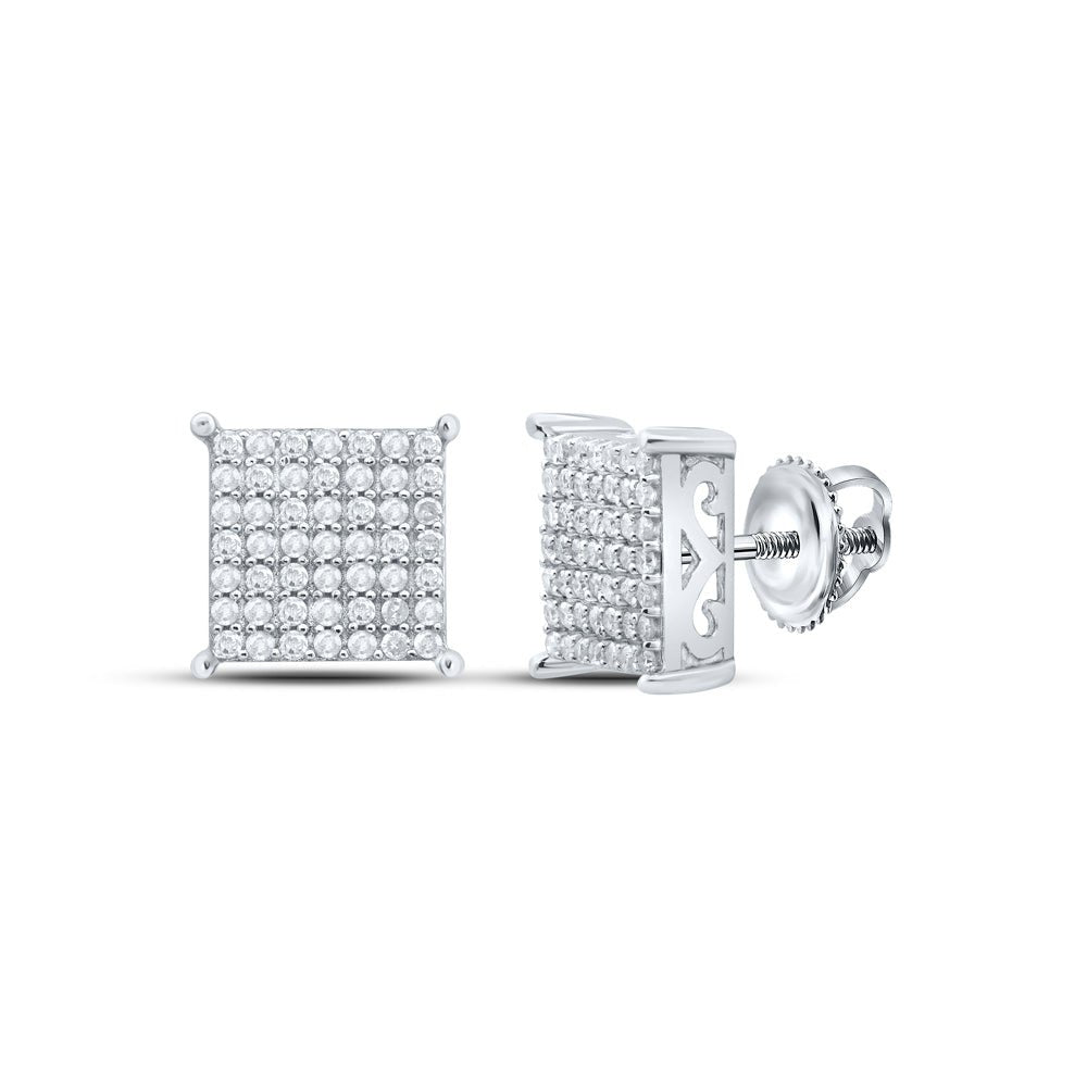 Round Diamond Earrings 1/2 Cttw Gift Edition - Splendid Jewellery