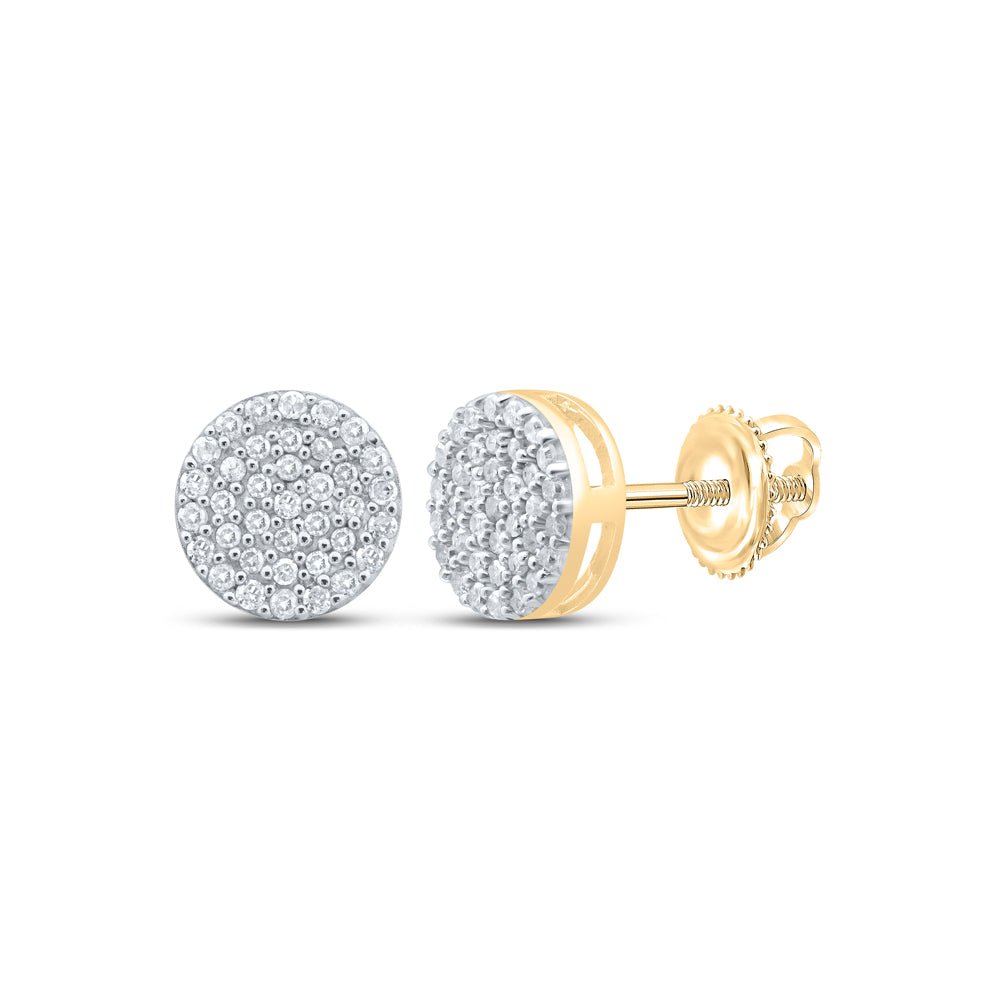 Round Diamond Earrings 1/3 Cttw Gift Edition - Splendid Jewellery