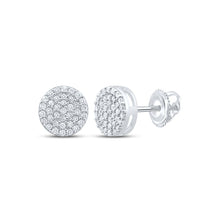Load image into Gallery viewer, Sterling Silver Diamond Earrings 1/3 Cttw - Splendid Jewellery