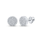 Sterling Silver Elegant Earrings with Diamond Gift Edition - Splendid Jewellery