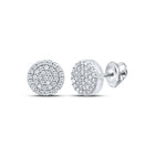 Sterling Silver Elegant Earrings with Diamond Gift Edition - Splendid Jewellery