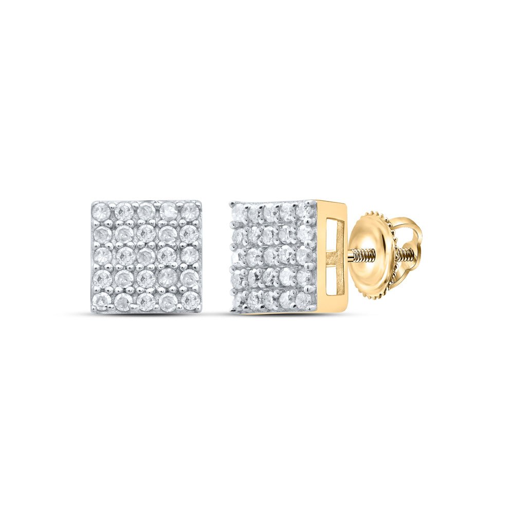 Gold Luxury Diamond Earrings with Fine Detail - Splendid Jewellery