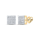 Gold Luxury Diamond Earrings with Fine Detail - Splendid Jewellery