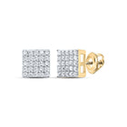 Gold Luxury Diamond Earrings with Fine Detail - Splendid Jewellery