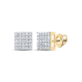 Gold Luxury Diamond Earrings with Fine Detail - Splendid Jewellery