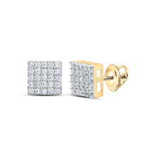 Load image into Gallery viewer, Gold Round Diamond Earrings - Splendid Jewellery