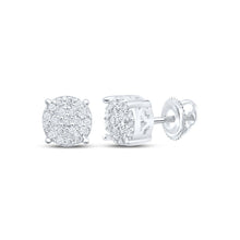 Load image into Gallery viewer, Round Diamond Earrings 1/8 Cttw - Splendid Jewellery