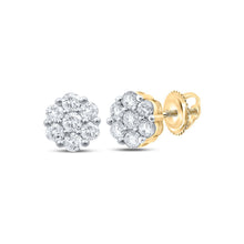 Load image into Gallery viewer, 14K Yellow Gold Luxury Diamond Earrings for Everyday Wear - Splendid Jewellery