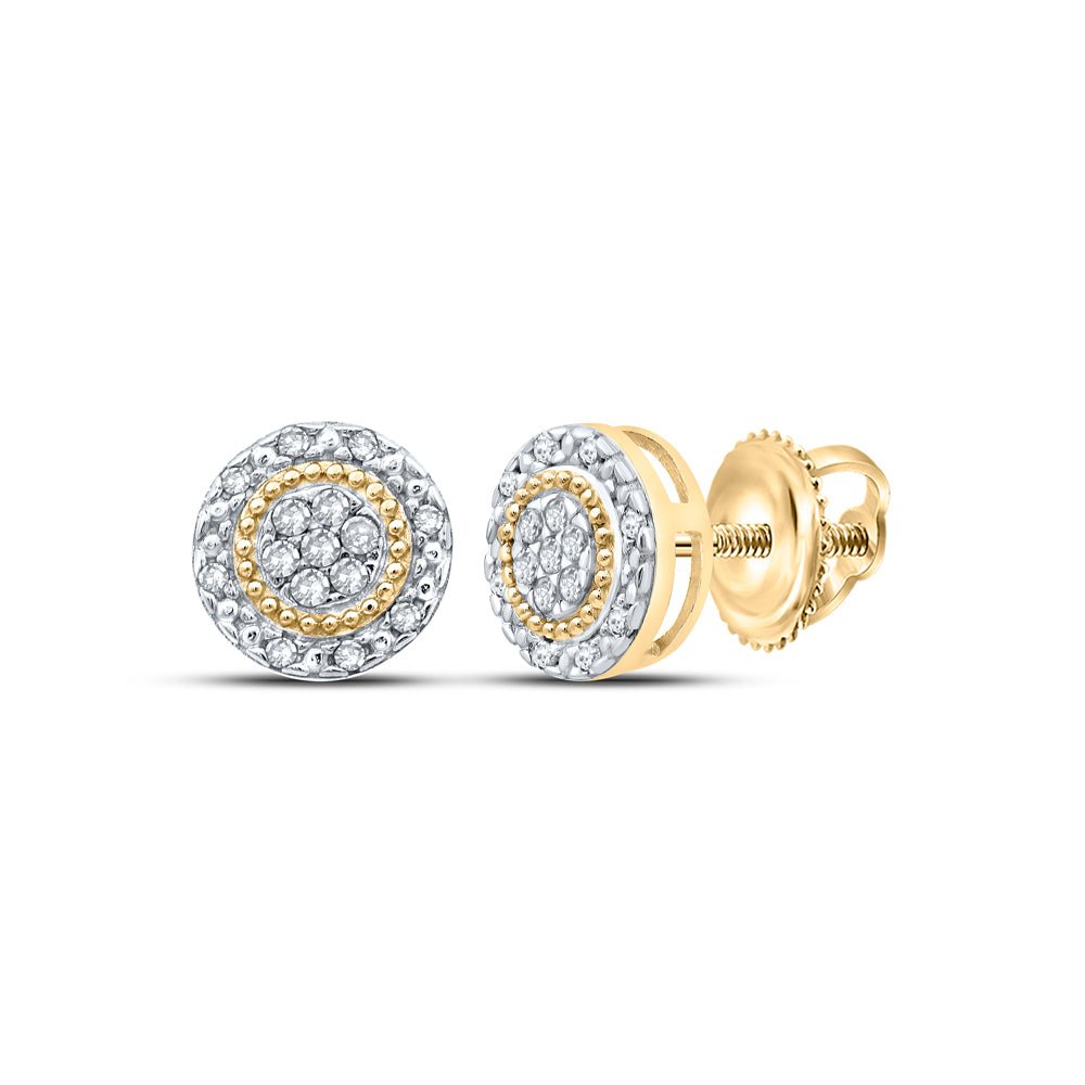 Gold Gift - Ready Diamond Earrings with Fine Detail - Splendid Jewellery
