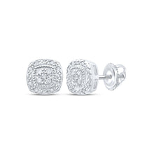 Load image into Gallery viewer, Sterling Silver Elegant Earrings with Diamond with Elegant Styling - Splendid Jewellery