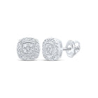 Sterling Silver Elegant Earrings with Diamond with Elegant Styling - Splendid Jewellery
