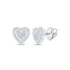 Round Diamond Earrings in Sterling Silver Gift Edition - Splendid Jewellery