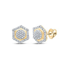 Gold Diamond Earrings 1/3 Cttw - Splendid Jewellery