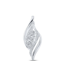 Load image into Gallery viewer, Sterling Silver Round Diamond Gift Pendant 1/12 Cttw - Splendid Jewellery