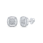 Sterling Silver Diamond Earrings for Everyday Wear Gift Edition - Splendid Jewellery