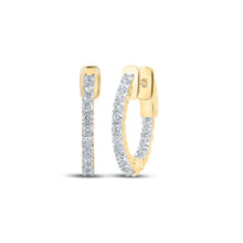Load image into Gallery viewer, 14K Yellow Gold Gift - Ready Diamond Earrings Gift Edition - Splendid Jewellery