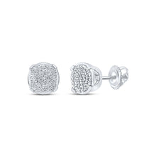 Load image into Gallery viewer, Sterling Silver Gift - Ready Diamond Earrings with Fine Detail - Splendid Jewellery