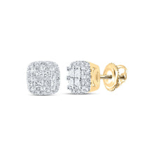Load image into Gallery viewer, 14K Yellow Gold Diamond Earrings 1/4 Cttw - Splendid Jewellery