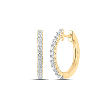 Load image into Gallery viewer, Round Diamond Earrings in 14K Yellow Gold Gift Edition - Splendid Jewellery