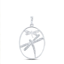 Load image into Gallery viewer, Sterling Silver Round Diamond Gift Pendant 1/10 Cttw - Splendid Jewellery