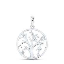 Load image into Gallery viewer, Sterling Silver Round Diamond Gift Pendant 1/20 Cttw - Splendid Jewellery