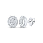 Sterling Silver Diamond Earrings for Everyday Wear with Natural Sparkle - Splendid Jewellery