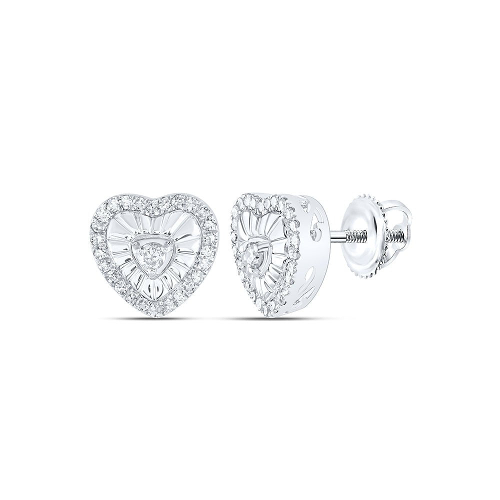 Round Diamond Earrings 1/4 Cttw - Splendid Jewellery