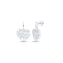 Load image into Gallery viewer, Sterling Silver Luxury Diamond Earrings with Fine Detail - Splendid Jewellery