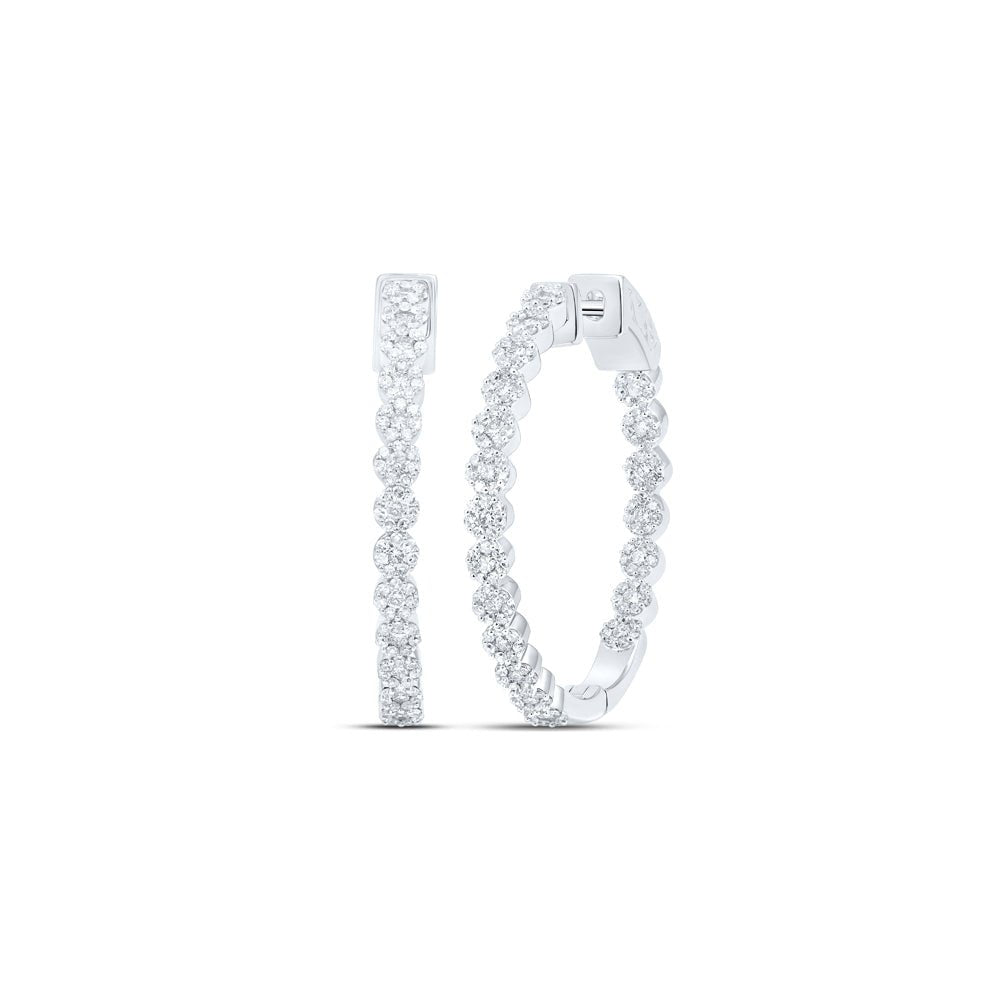 Diamond Hoop Earrings with Natural Sparkle Gift Edition - Splendid Jewellery
