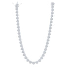 10K White Gold Round Diamond Fashion Necklace(18 Inch) 8 1/2 Cttw - Splendid Jewellery