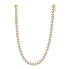 10K Yellow Gold Round Diamond Fashion Necklace(18 Inch) 6 1/2 Cttw - Splendid Jewellery