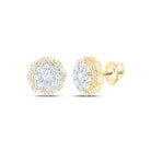 10K Yellow Gold Luxury Diamond Earrings with Elegant Styling - Splendid Jewellery