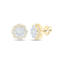 Load image into Gallery viewer, 10K Yellow Gold Luxury Diamond Earrings with Elegant Styling - Splendid Jewellery