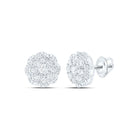 Round Diamond Earrings 1/2 Cttw - Splendid Jewellery